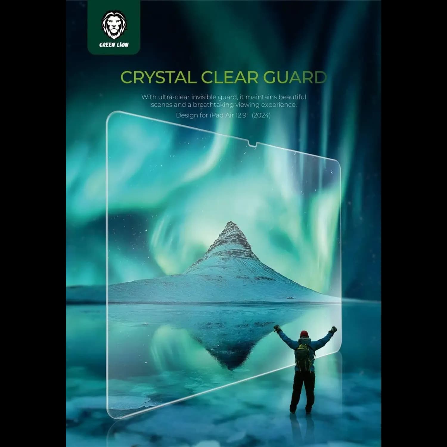 Green Lion Screen Guard iPad Pro 13" - 9H Hardness, Clear 3