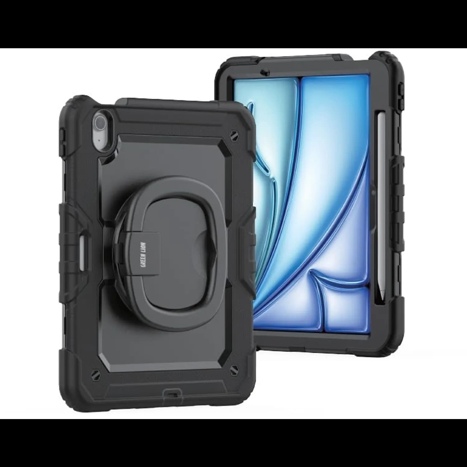 Green Lion Tablet Case - Hard Shell, Black 1 Green Lion Tablet Case - Hard Shell, Black 1