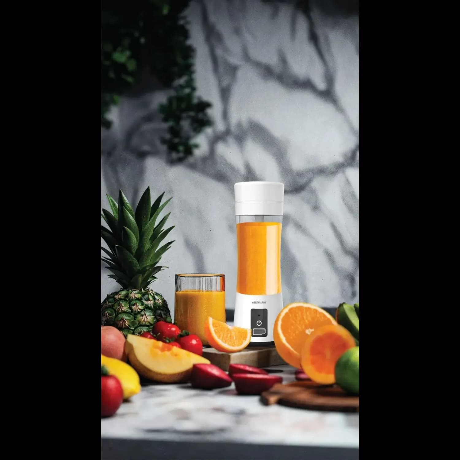 GREEN LION Portable Juicer Juice Mate - 380ml, USB-C, White — White 3