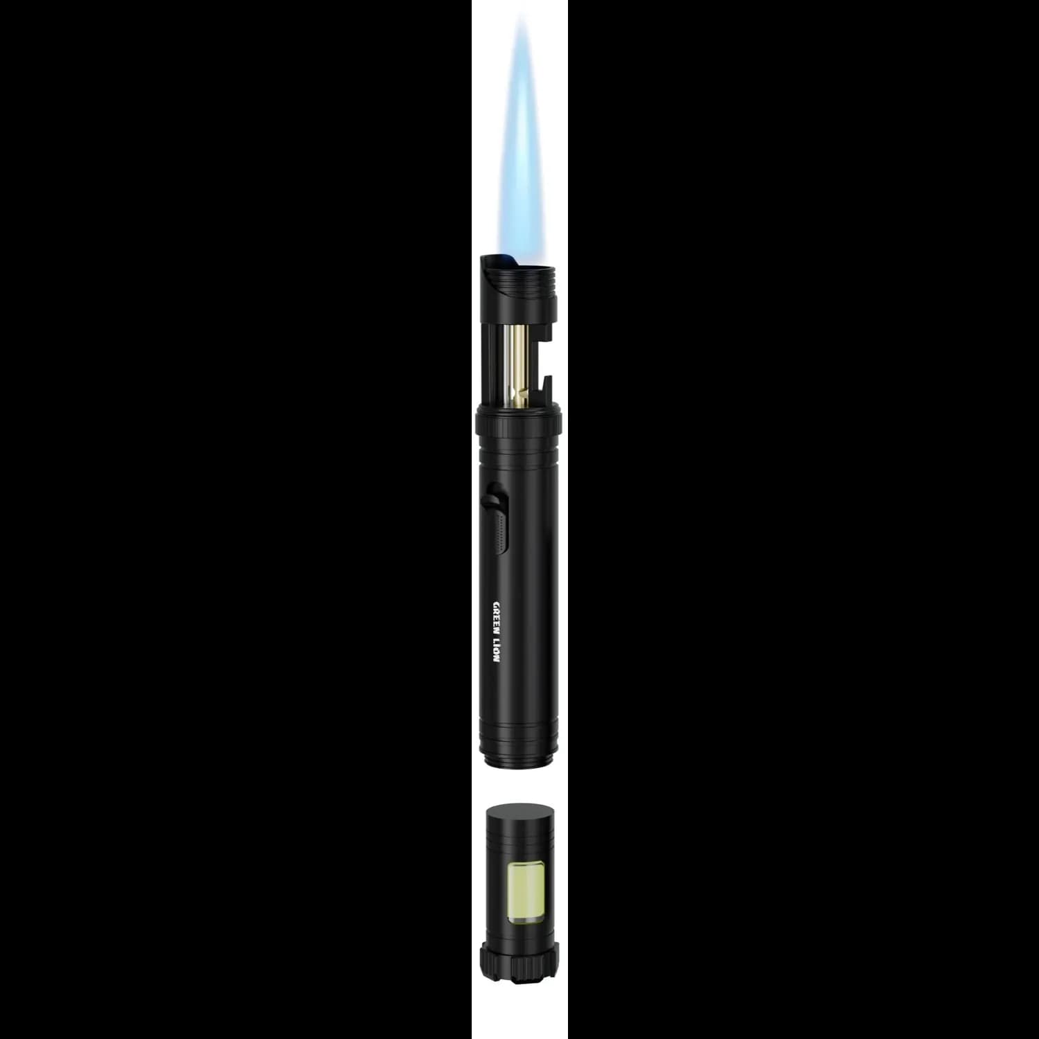 Green Lion Jet Lighter - Extendable Rod, Black 1 Green Lion Jet Lighter - Extendable Rod, Black 1