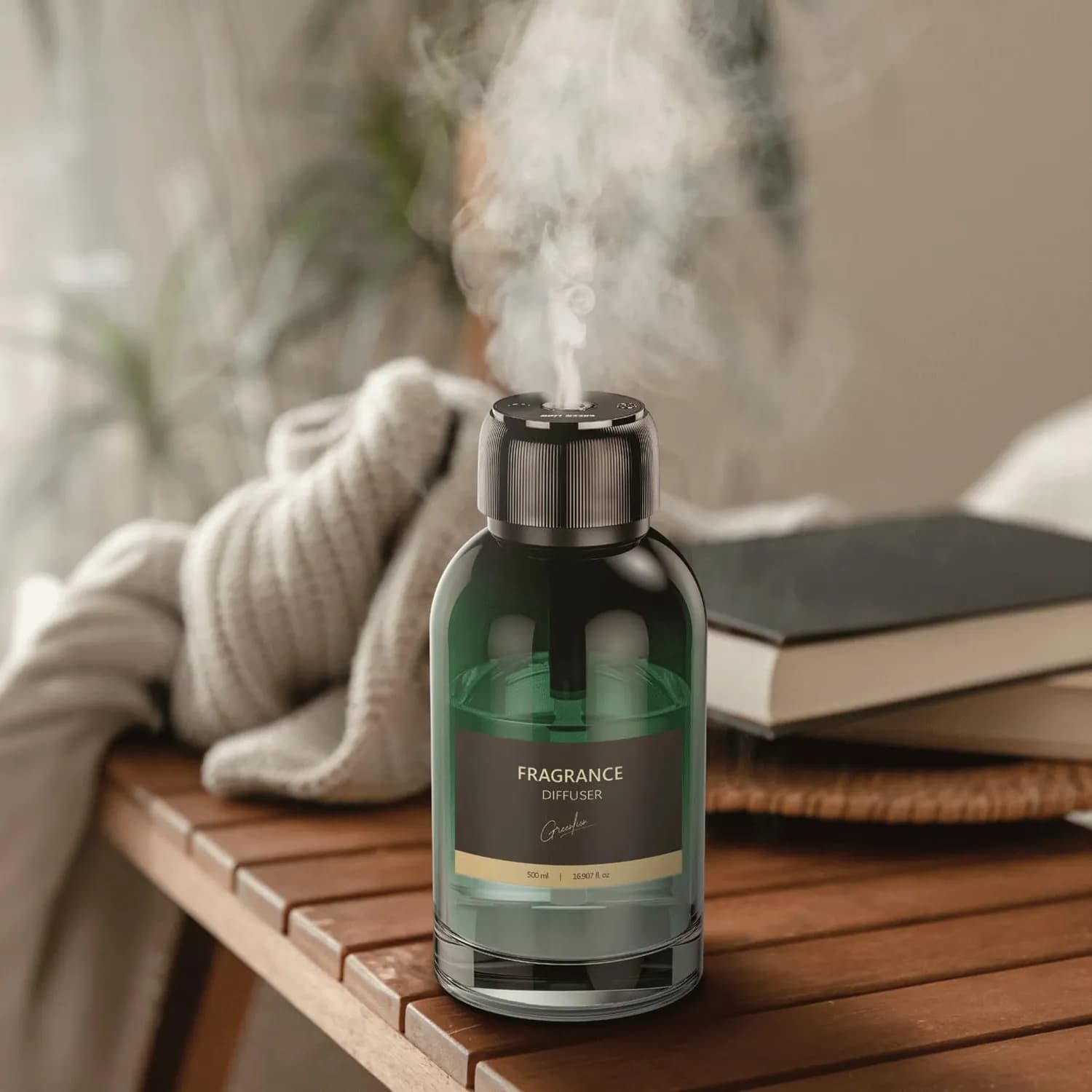 Green Lion Fragrance Diffuser Jumbo - 500ml, Green 2