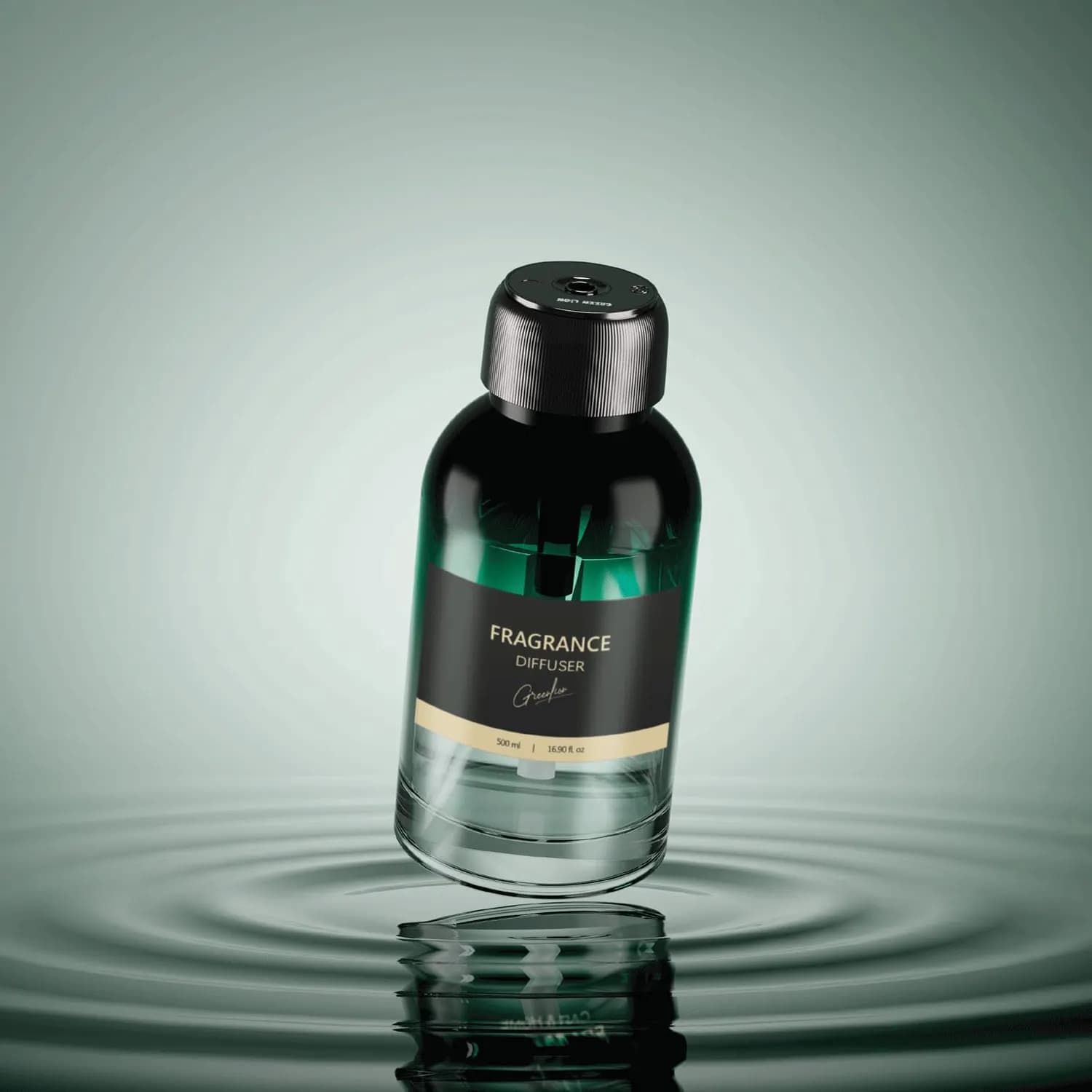 Green Lion Fragrance Diffuser Jumbo - 500ml, Green 3