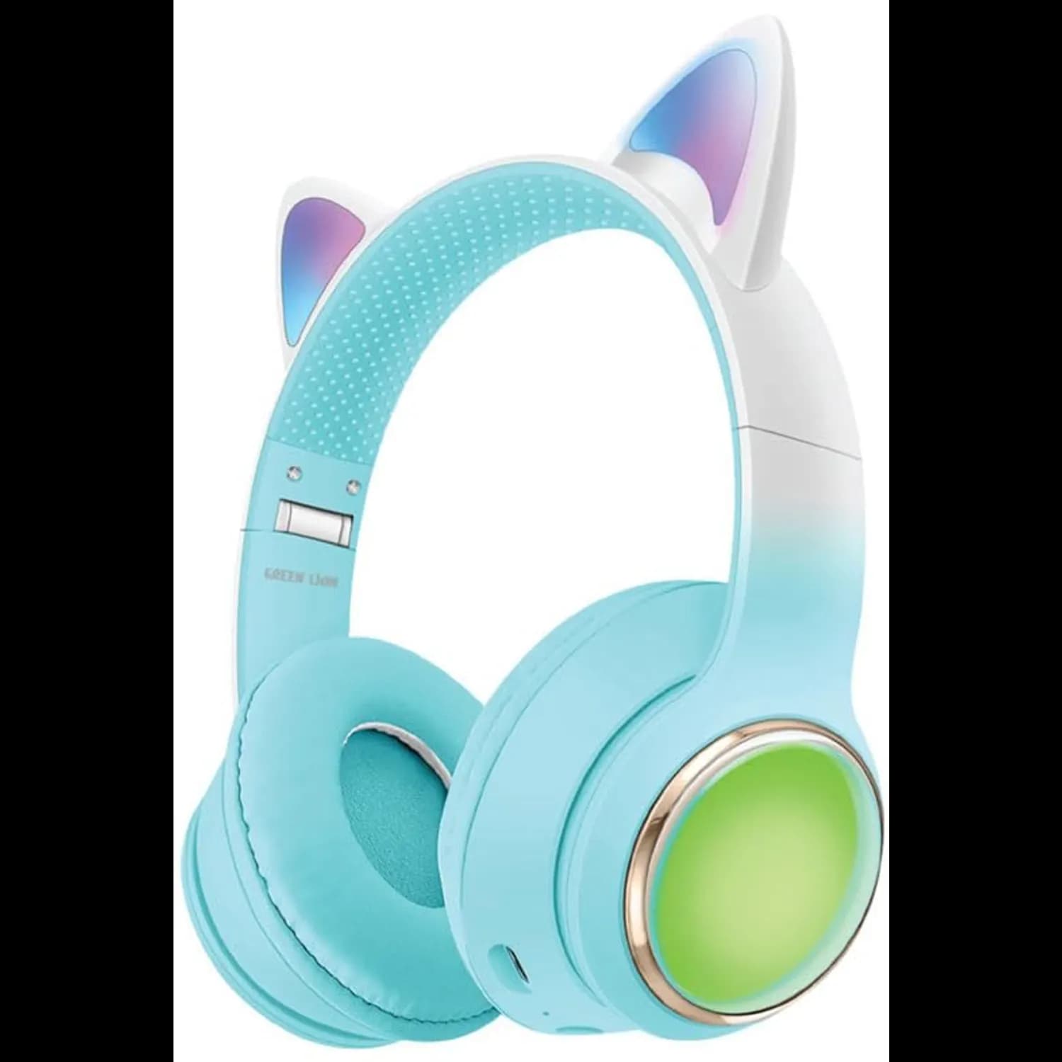 Green Lion Kids Wireless Headphone GNK400HP - BT 5.3, Blue 1 Green Lion Kids Wireless Headphone GNK400HP - BT 5.3, Blue 1