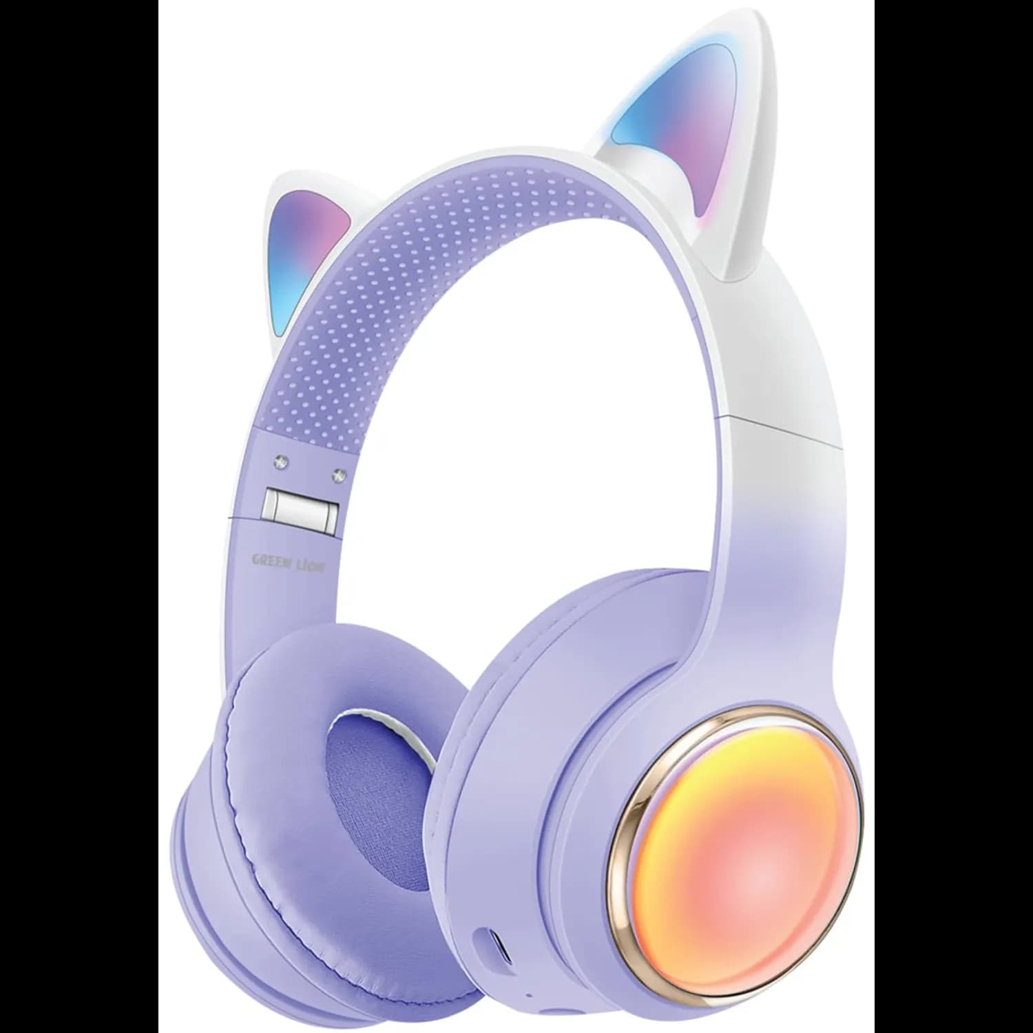 Green Lion Kids Wireless Headphone GNK400HP - Bluetooth 5.3, Purple 1