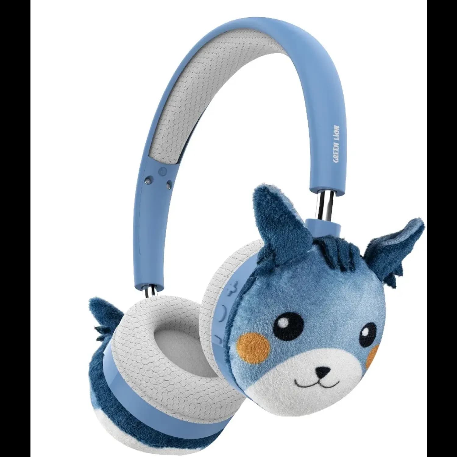 Green Lion Wireless Headphones GK-600 - Kids, Pink — Blue 1 Green Lion Wireless Headphones GK-600 - Kids, Pink — Blue 1
