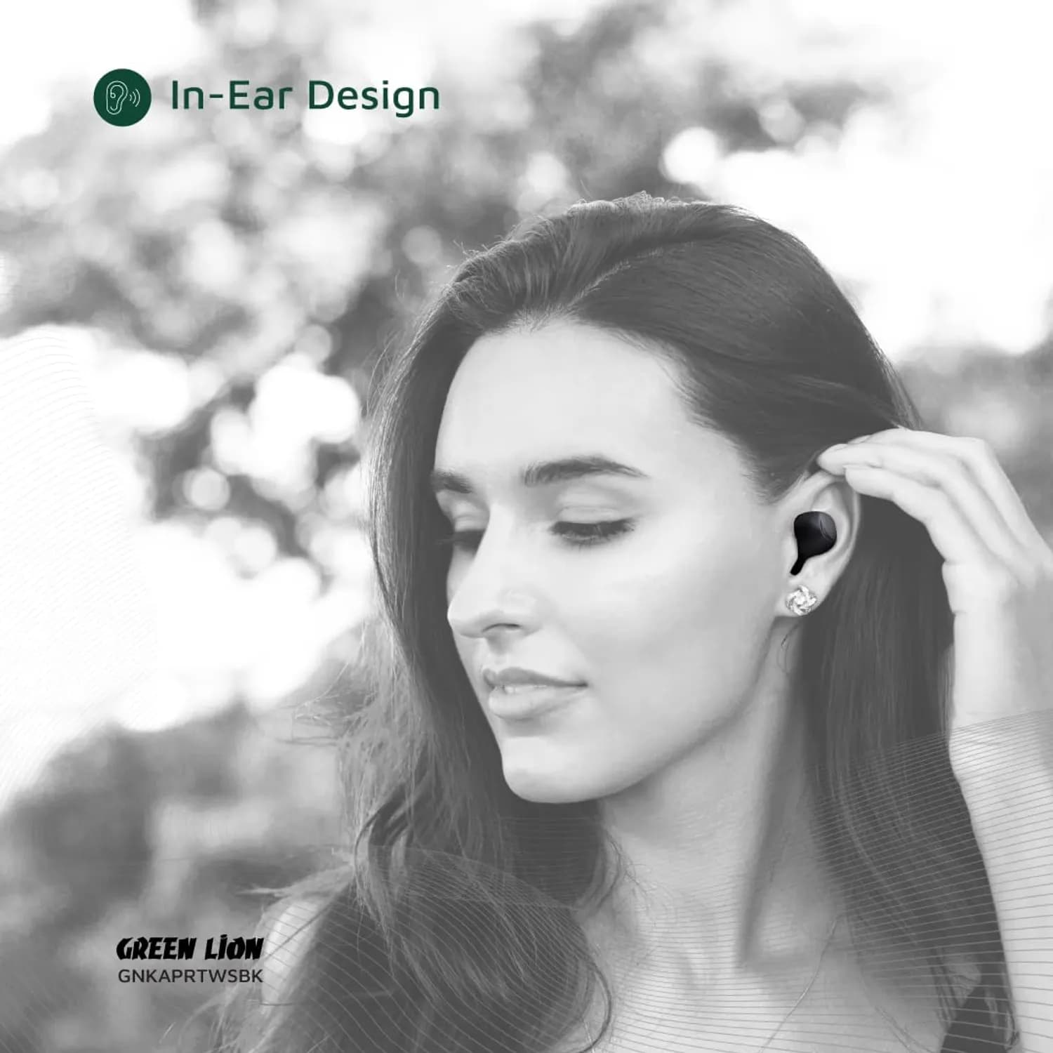 Green Lion Earbuds Kaprun GNKAPRTWS - True Wireless, IPX4, Black 3