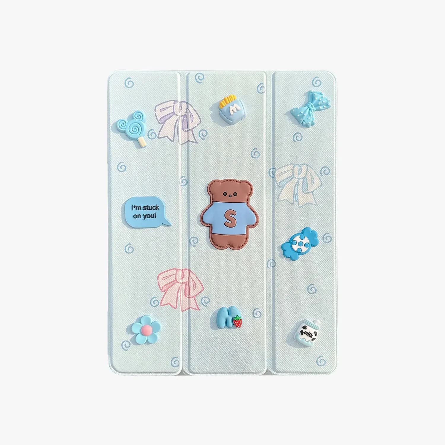 Green Lion Kids Leather Case GK-10 - Lightweight, Blue — Pink 2