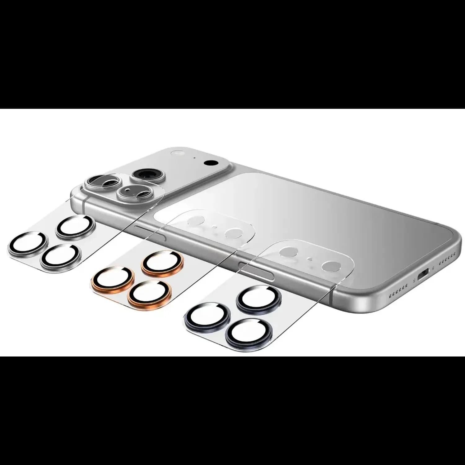 Green Lion Kanzen Camera Lens Protector for iPhone 17 Pro Max - Silver — Silver 3