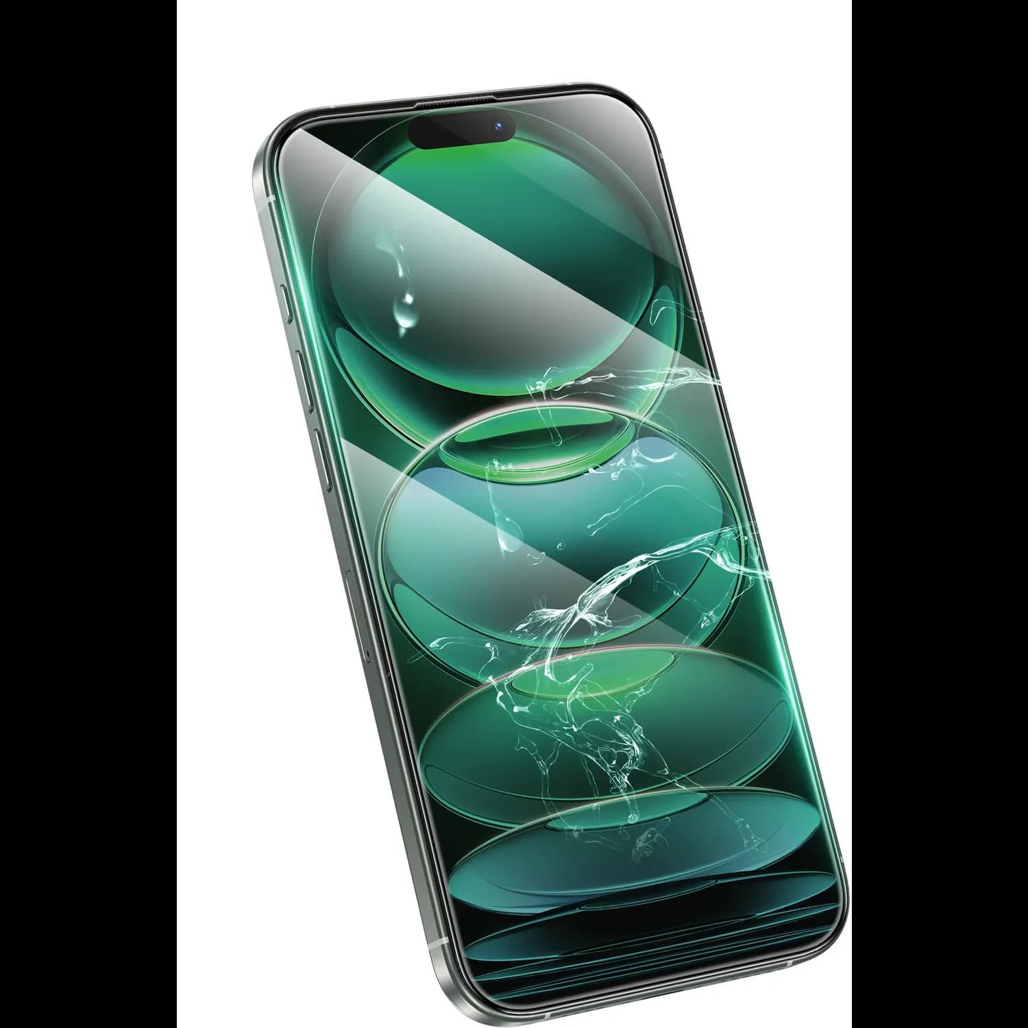 Green Lion Screen Protector iPhone 16 Pro Max - 3D Curved, Clear 1