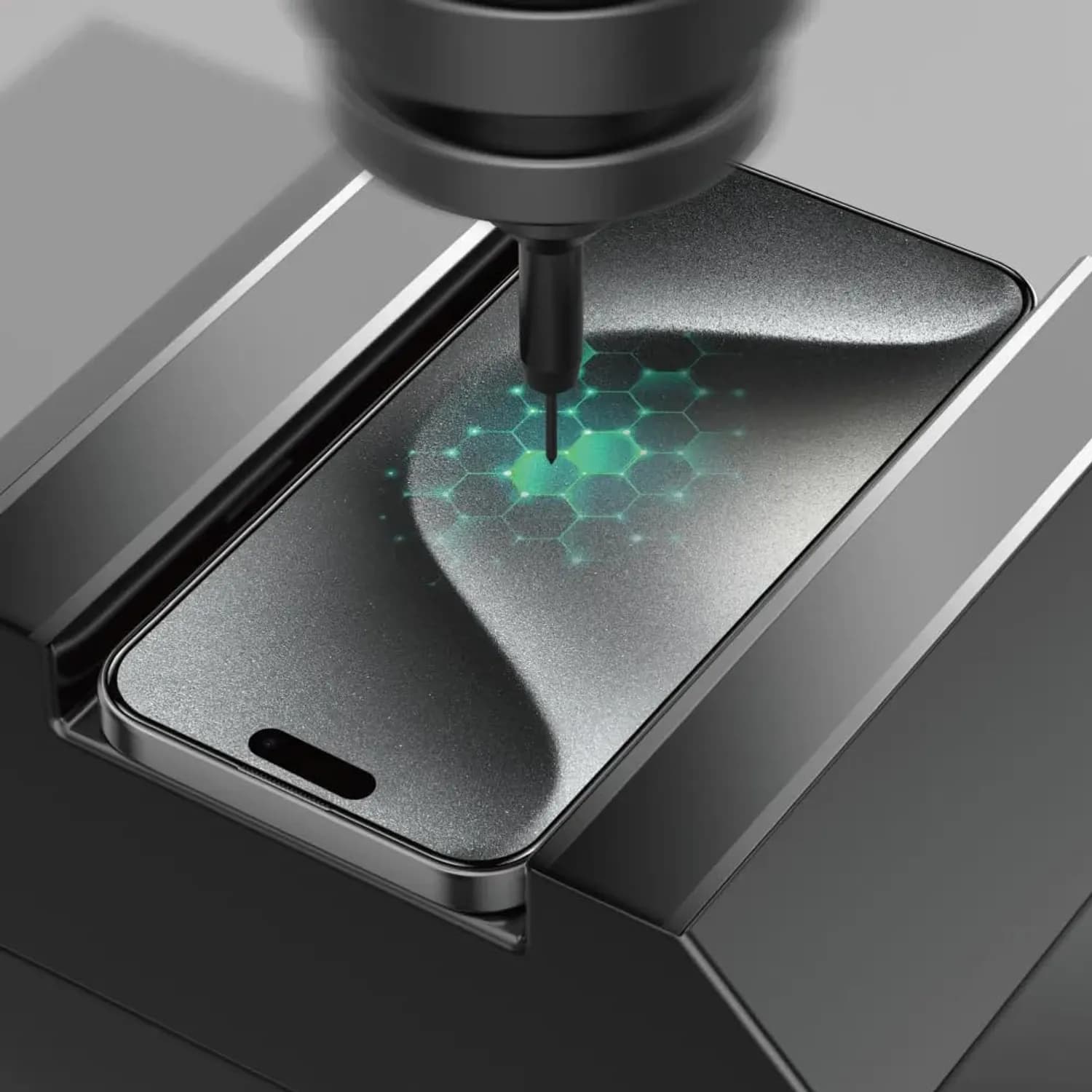 Green Lion Screen Protector iPhone 16 Plus - 3D Curved, Anti-Fingerprint, Clear 4