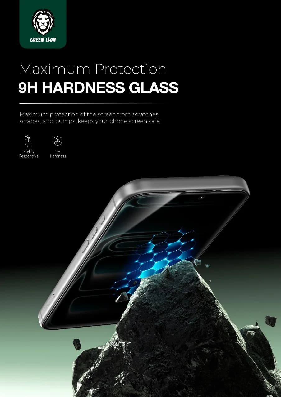 Green Lion Privacy Glass GNL3DCRP17PMBK - 3D Curved, Black Edge 2