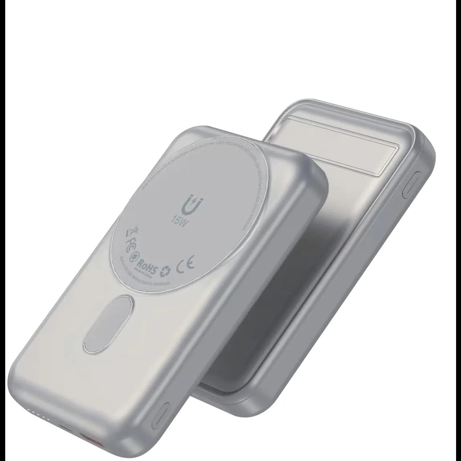 Green Lion Power Bank Lagos - 10000mAh PD 20W Wireless, Titanium 3