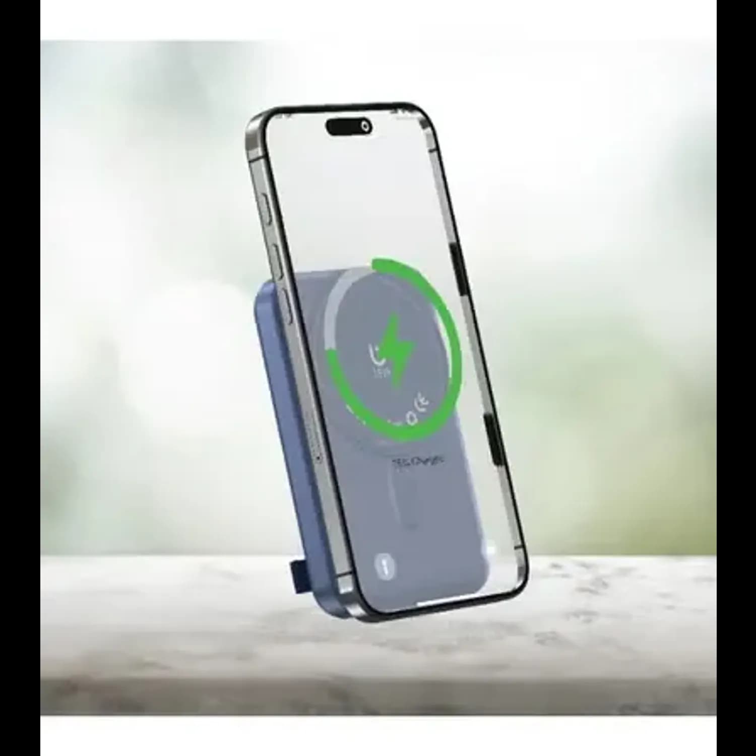 Green Lion Power Bank Lagos - 10000mAh, PD 20W, Wireless, Blue 2
