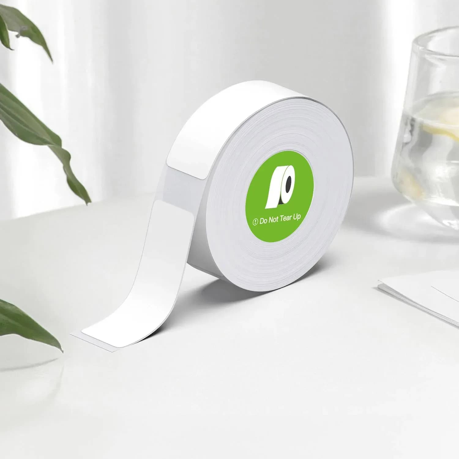 Green Lion Label Maker Tape - 40x14mm, White 2