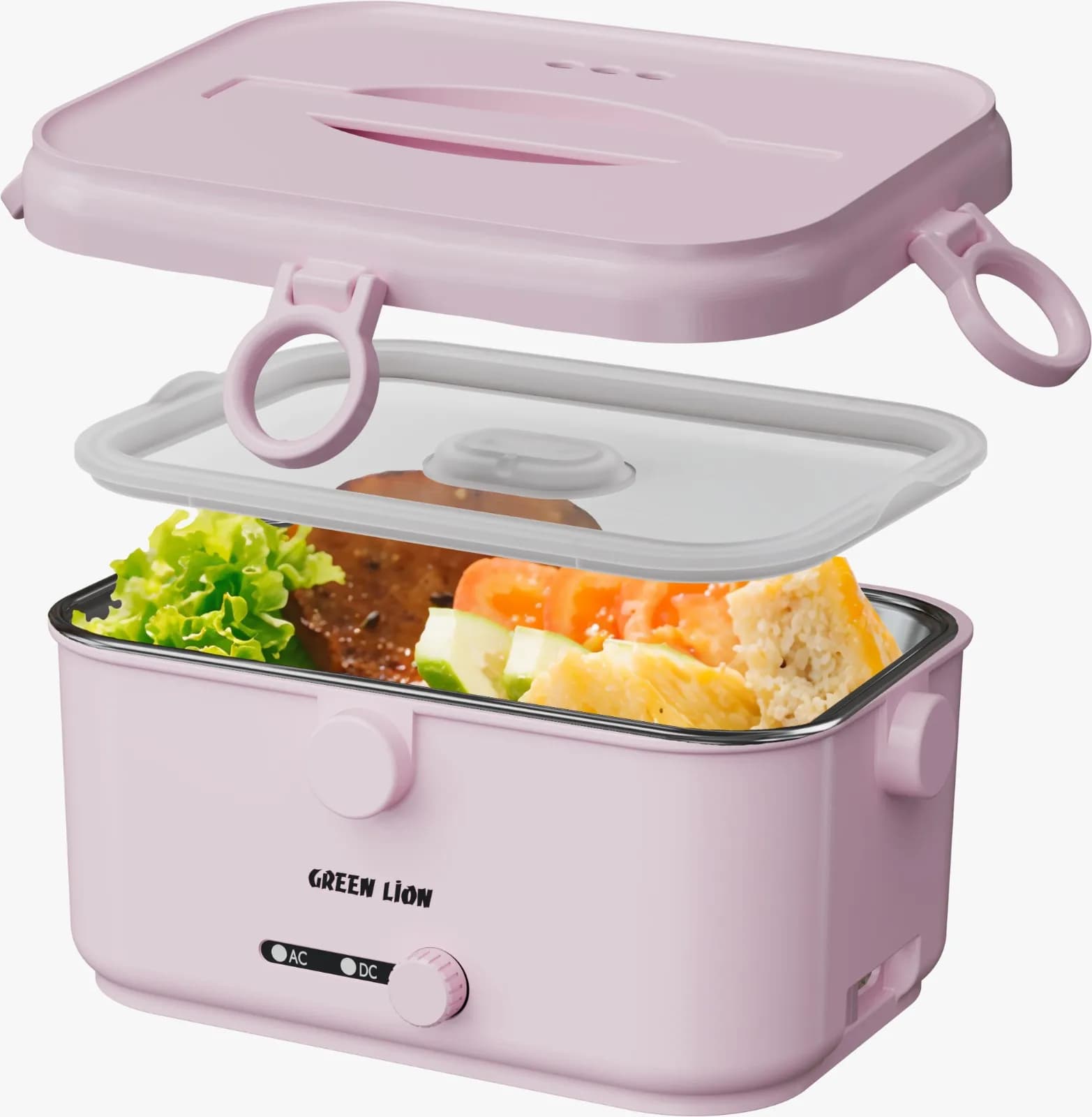 Green Lion Lunch Mate Electric Lunch Box - Pink 4