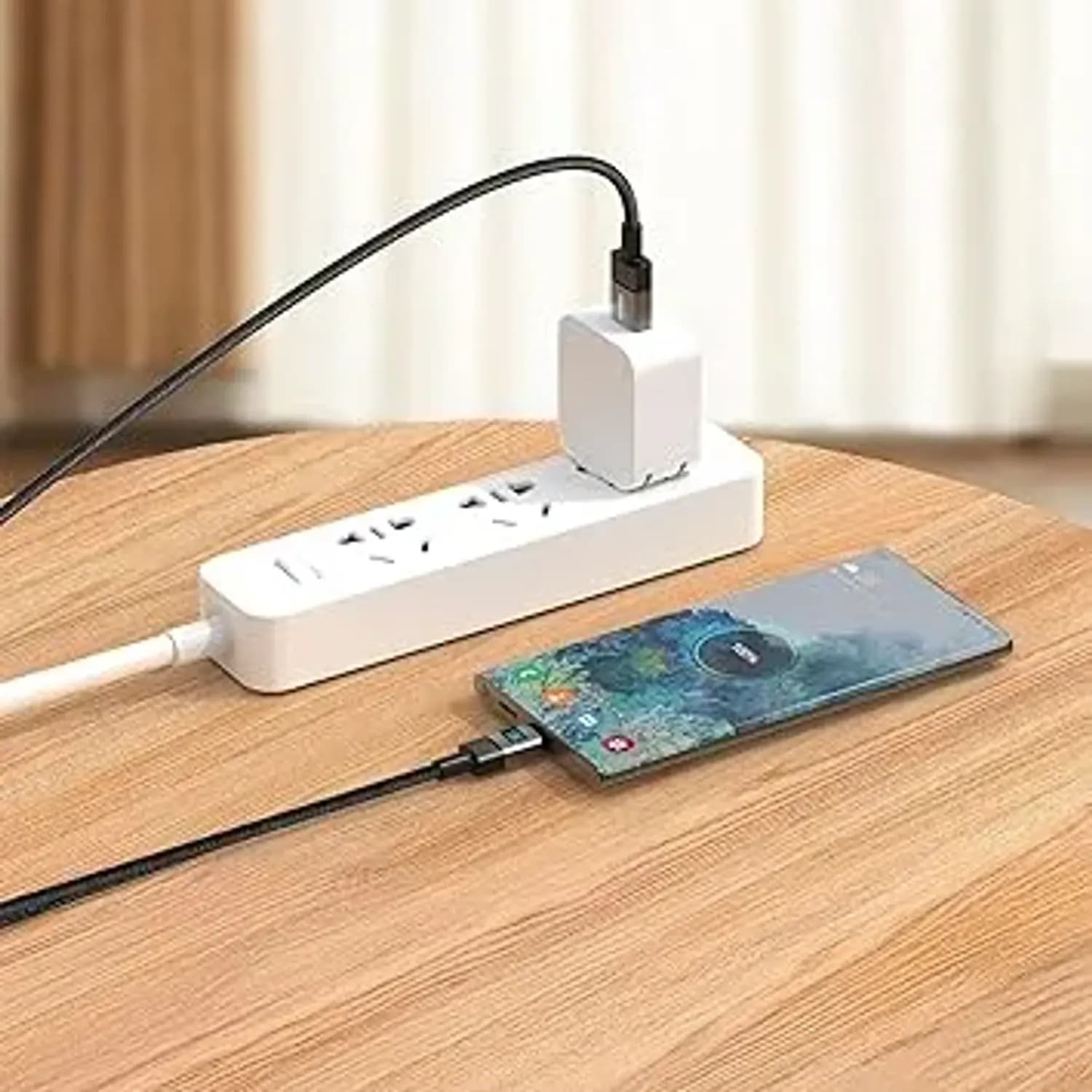 Green Lion USB-A to USB-C Cable - 18W Fast Charge, Black 2