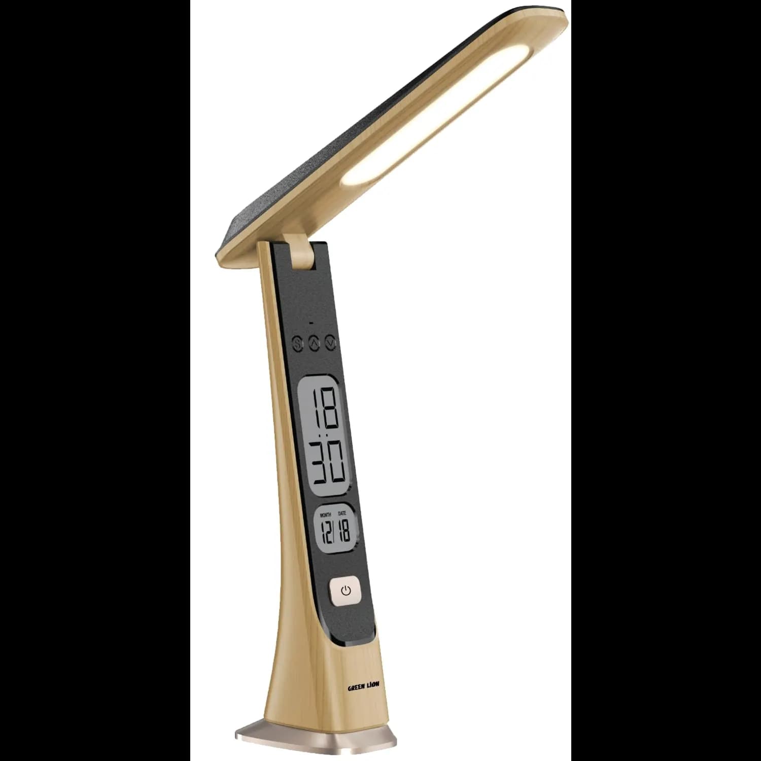 Green Lion LED Table Lamp - Adjustable Brightness, Wooden 1 Green Lion LED Table Lamp - Adjustable Brightness, Wooden 1