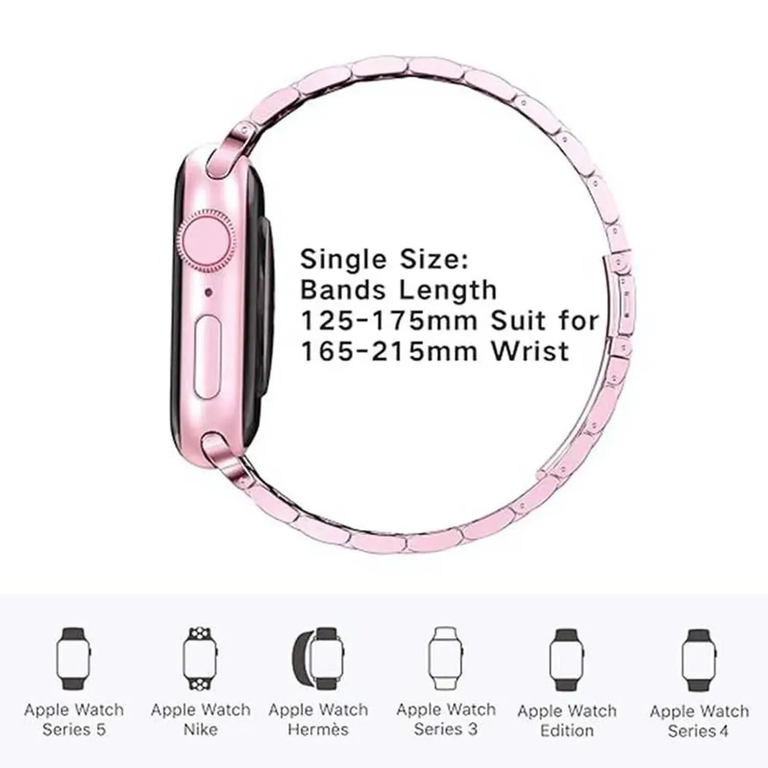 Green Lion Stainless Steel Strap - Rose Gold — Blue 5