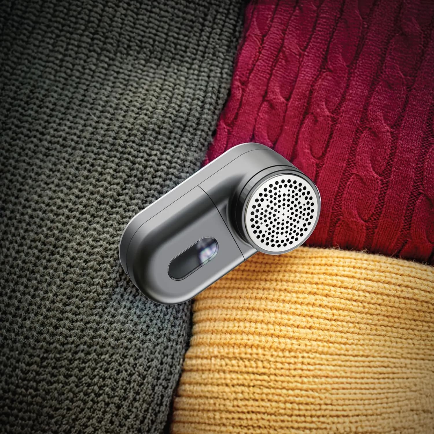 Green Lion Fabric Shaver LINT-X - 3-Speed, Rechargeable, Black 3