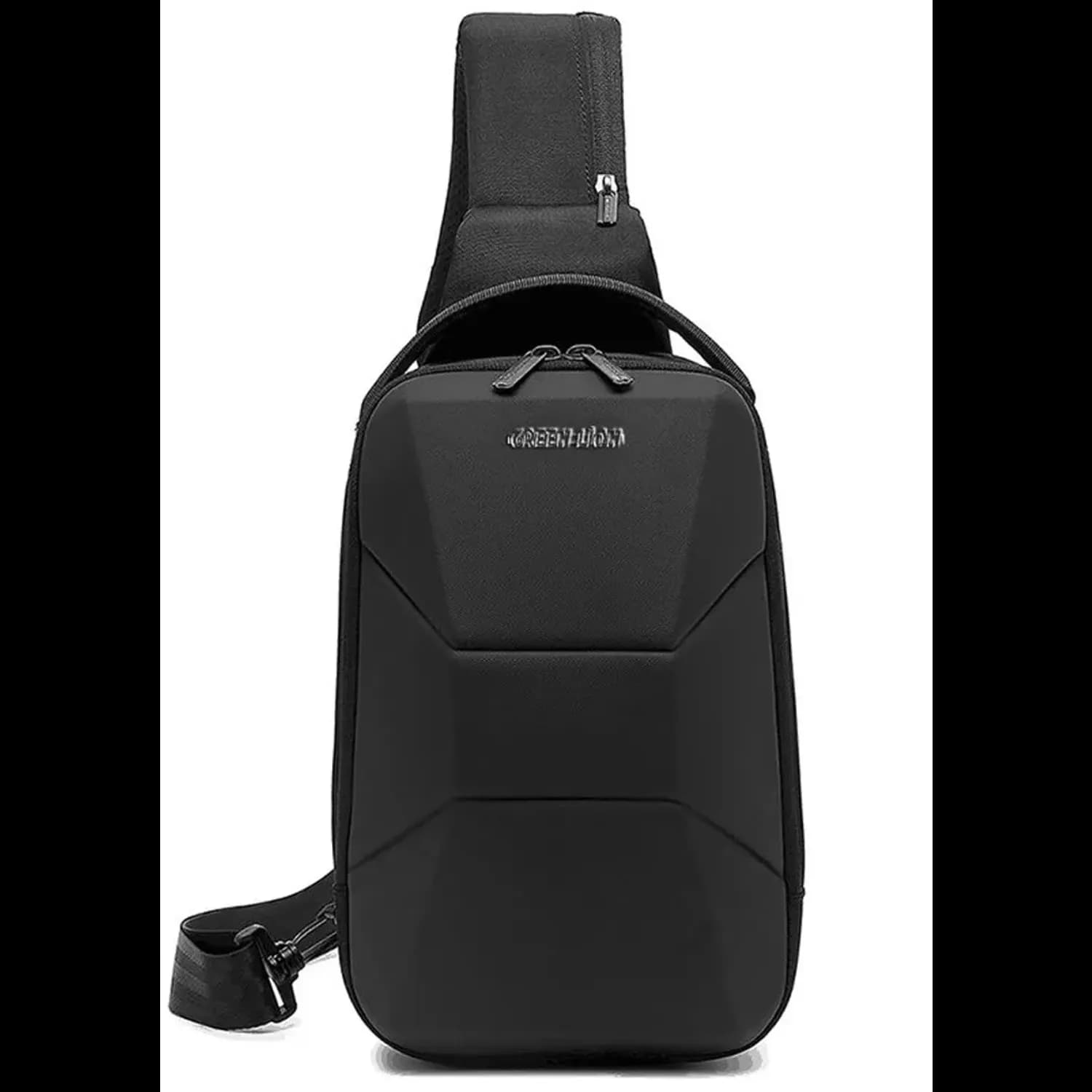 Green Lion Crossbody Backpack Liverpool with USB Charging Port - Black Green Lion Crossbody Backpack Liverpool with USB Charging Port - Black