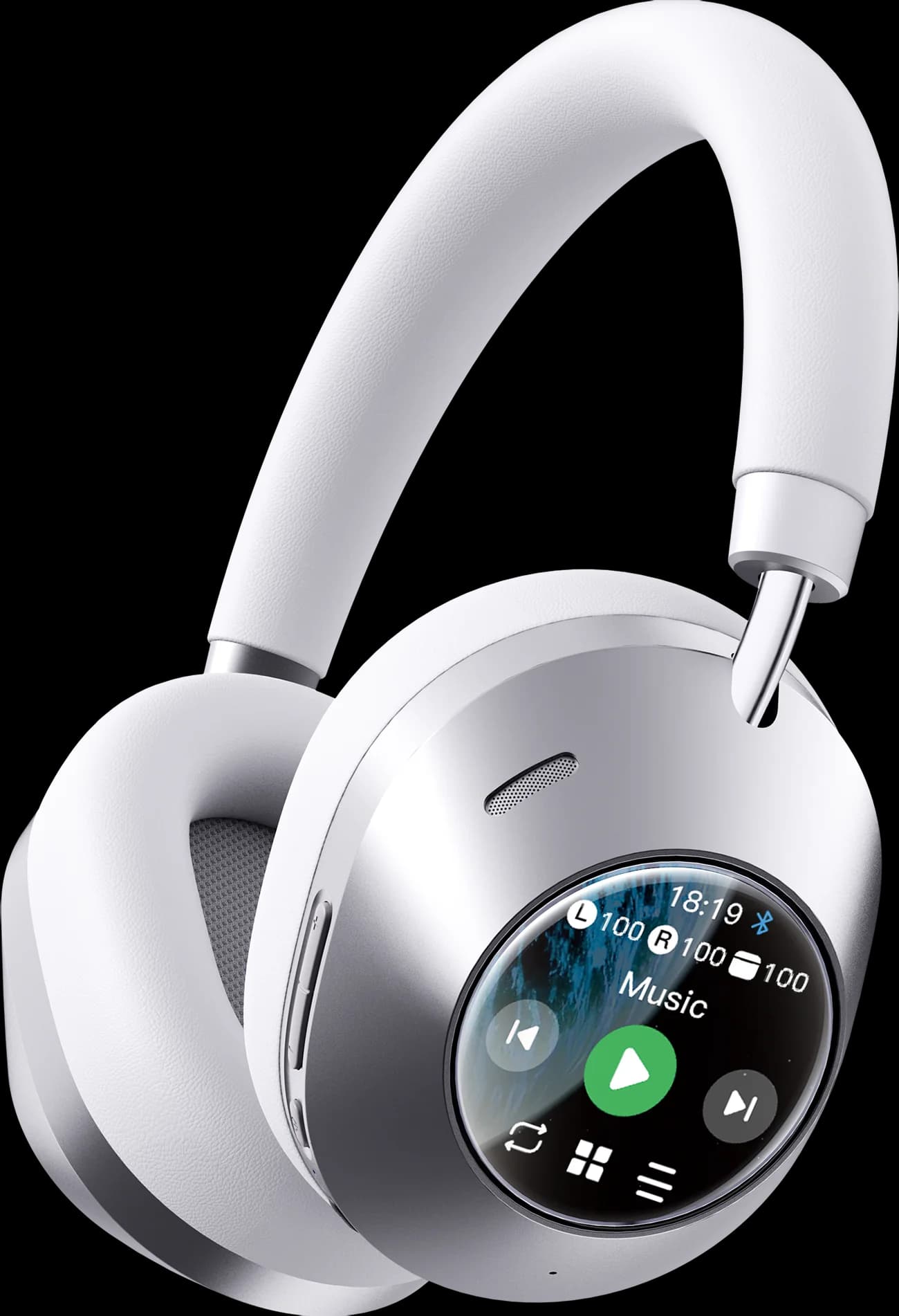 Green Lion Headphones Lorenza Hybrid ANC - White — Black 5