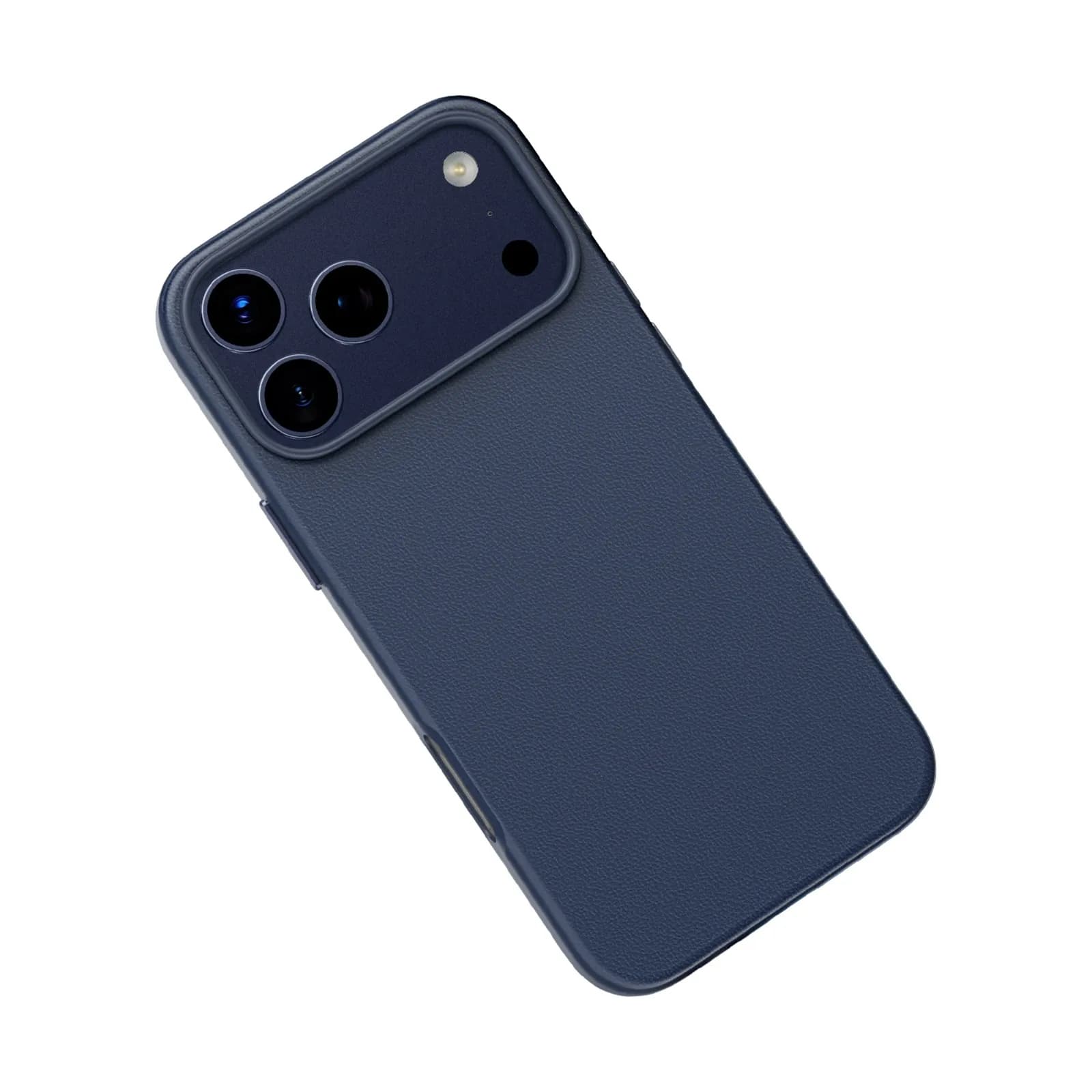 Green Lion Leather MagSafe Case for iPhone 17 Pro/Pro Max - Blue 4