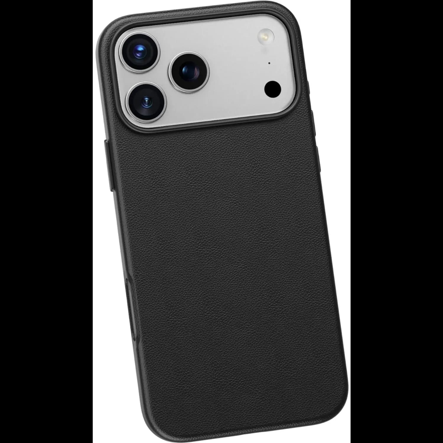 Green Lion Leather Case iPhone 17 Pro Max - MagSafe Compatible, Black