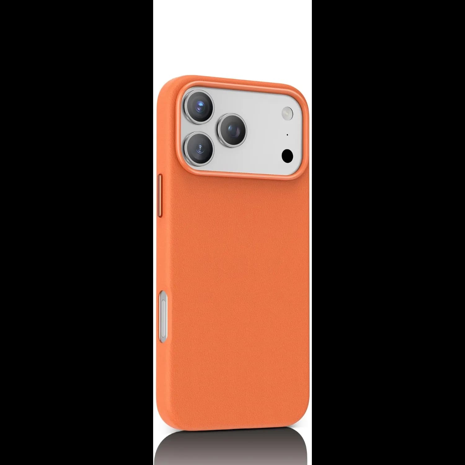 Green Lion Leather iPhone 17 Pro Case - Eco-Leather, Orange 1 Green Lion Leather iPhone 17 Pro Case - Eco-Leather, Orange 1