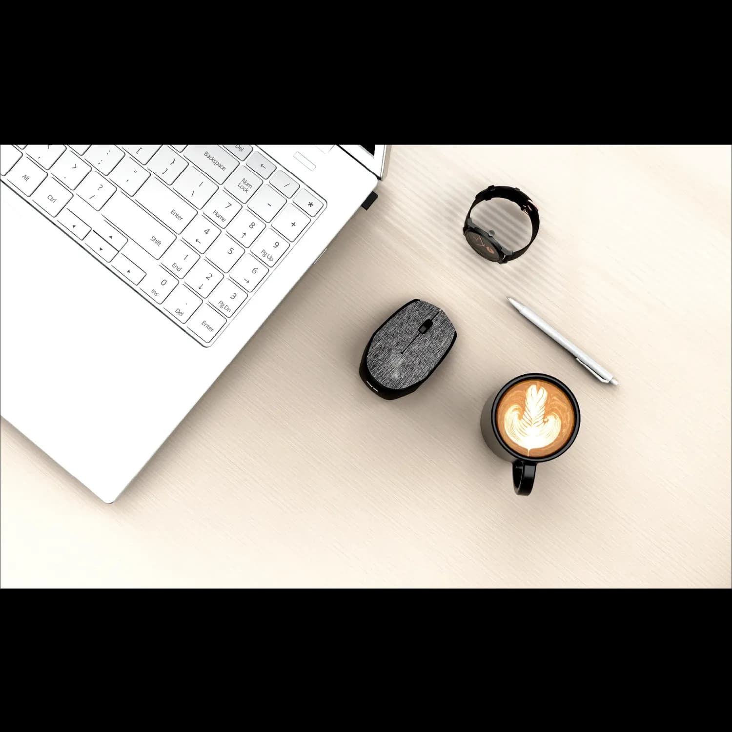 Green Lion Wireless Mouse G100 - 1200 DPI, Gray 5