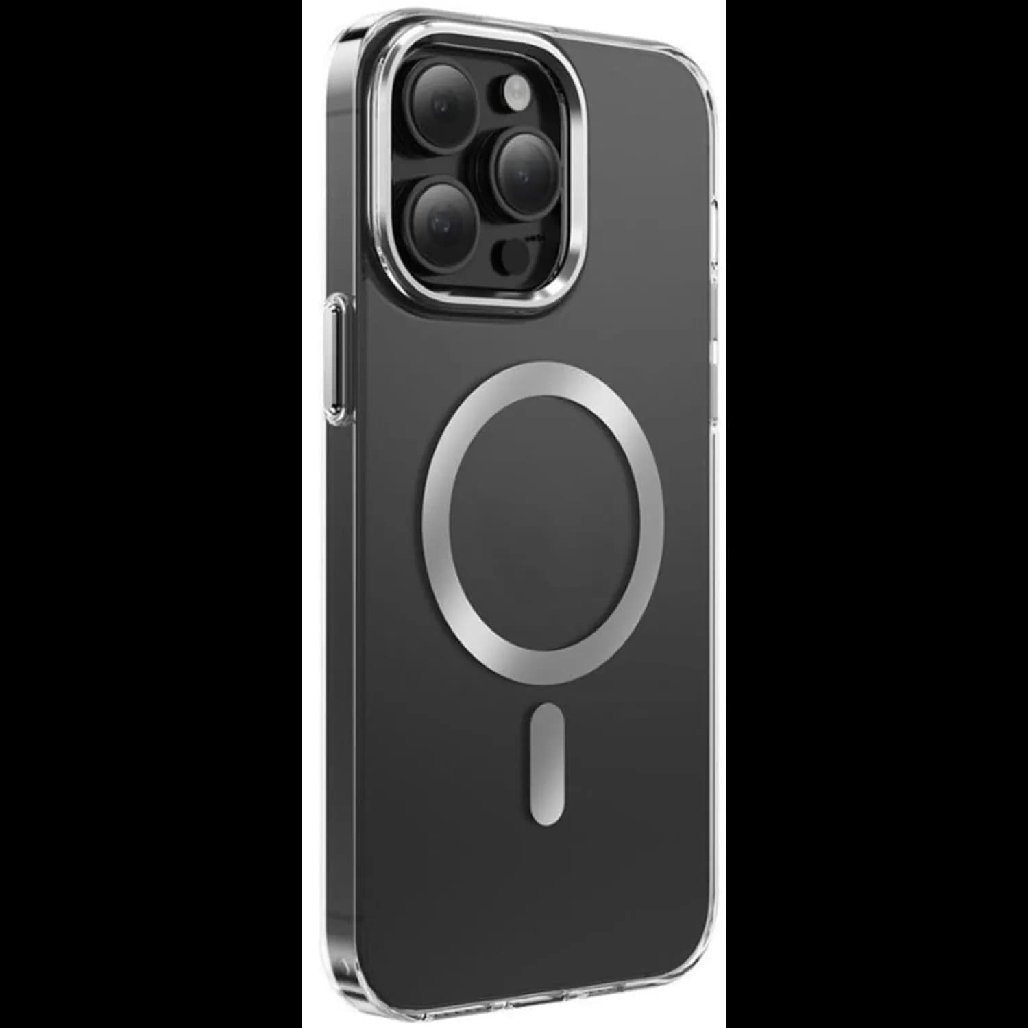 Green Lion Case iPhone 15 Pro 6.1 - Matte, MagSafe Compatible, Silver 1