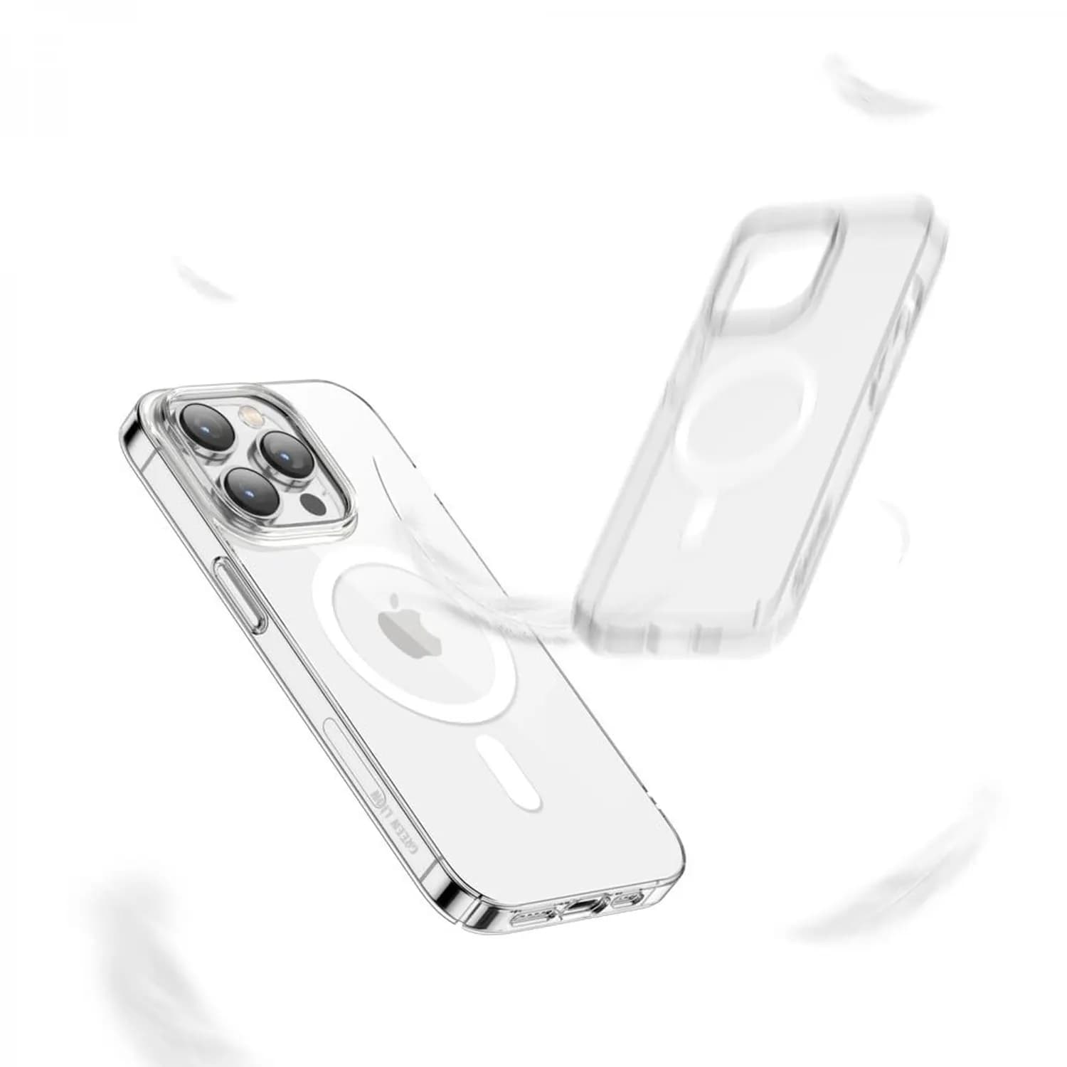 Green Lion Case iPhone 13 Pro - MagSafe Slim Clear, Green 3