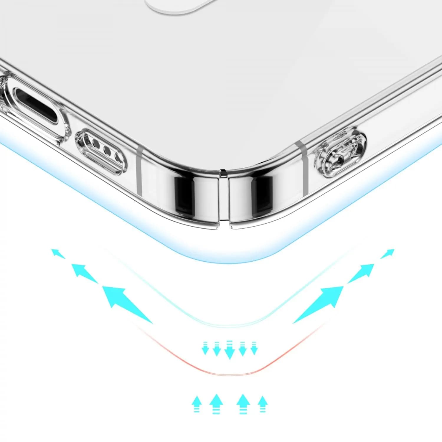 Green Lion Case iPhone 13 Pro - MagSafe Slim Clear, Green 4
