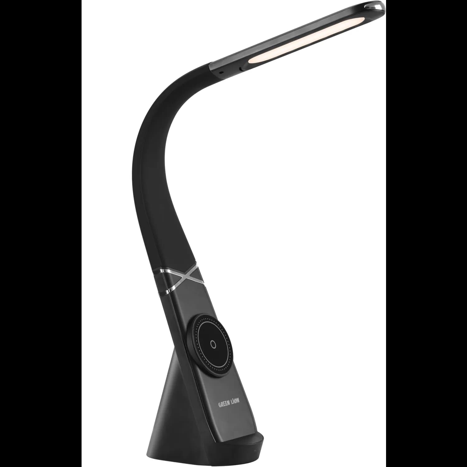 Green Lion LED Desk Lamp - Wireless Charger, Black 2