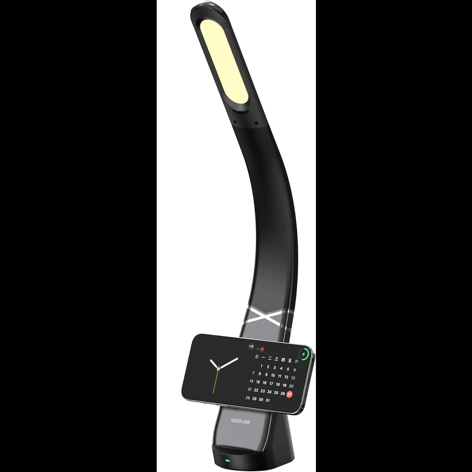 Green Lion LED Desk Lamp - Wireless Charger, Black 1 Green Lion LED Desk Lamp - Wireless Charger, Black 1