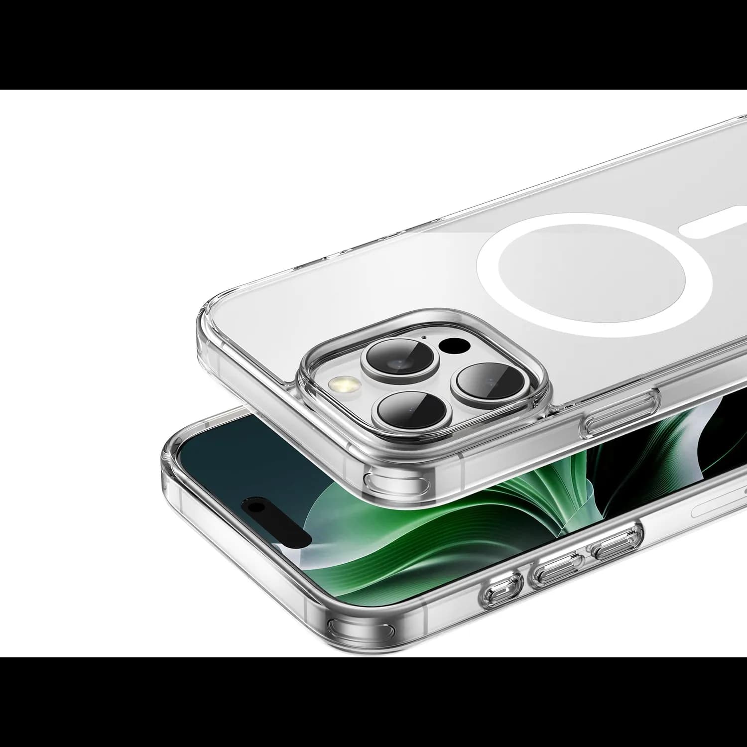 Green Lion iPhone 16 Pro Case - Military-Grade, Clear 2