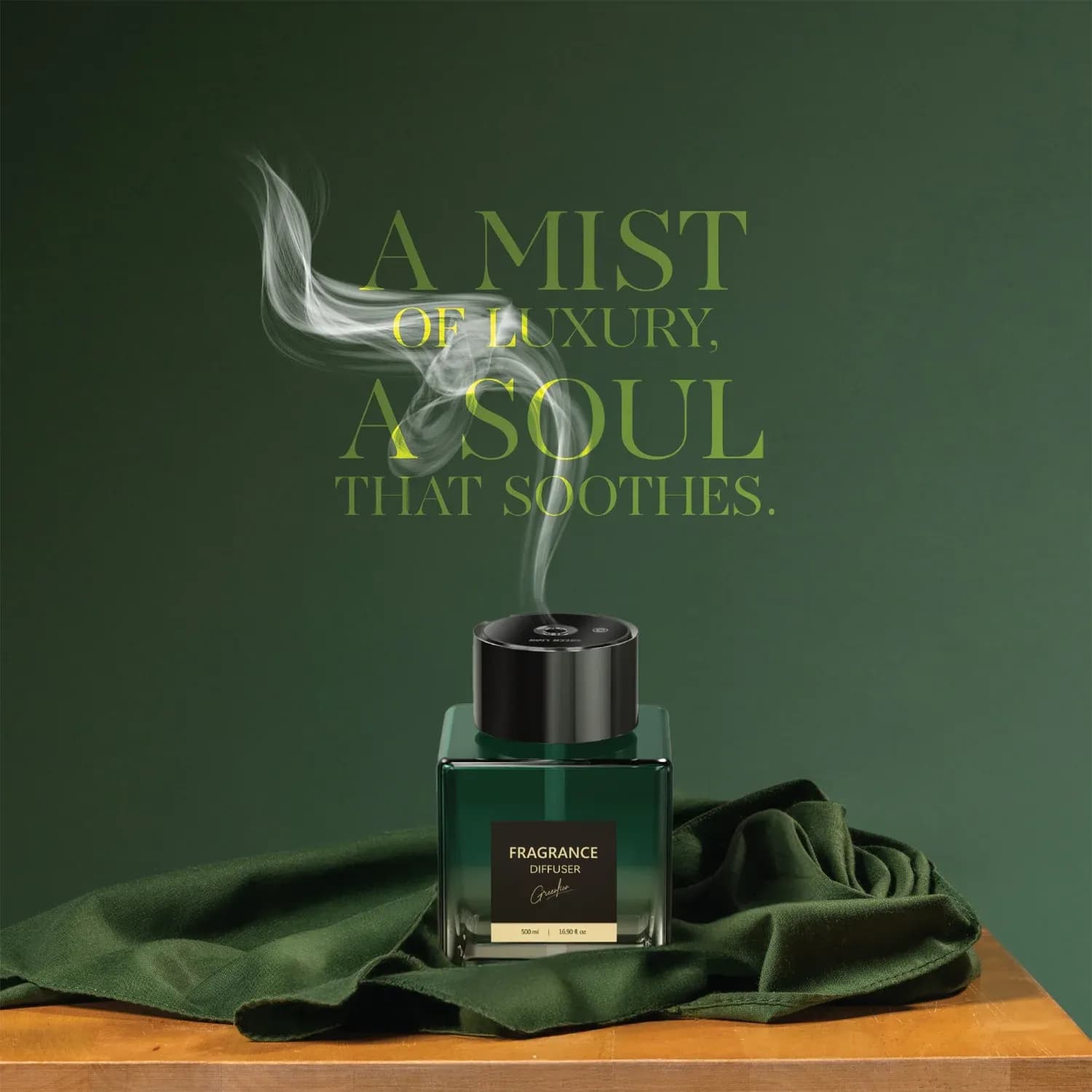 Green Lion Fragrance Diffuser MEGA - 500ml, Green 3