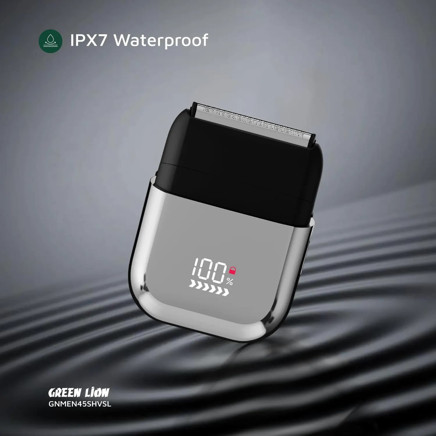 Green Lion Shaver X - Cordless Wet & Dry, IPX7 Waterproof 5