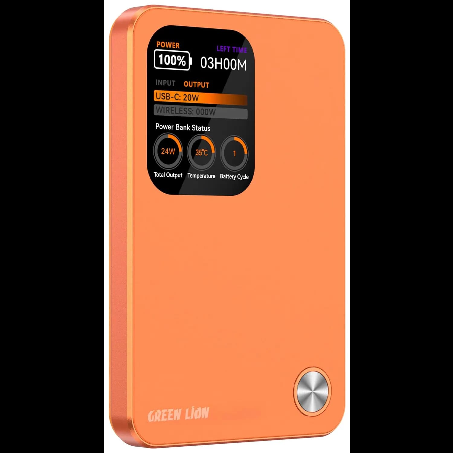 Green Lion Power Bank G-Mag 3 IN 1 5000mAh 20W PD - Orange 4