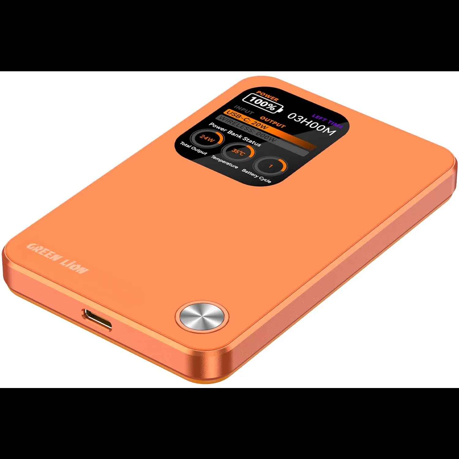 Green Lion Power Bank G-Mag 3 IN 1 5000mAh 20W PD - Orange 5