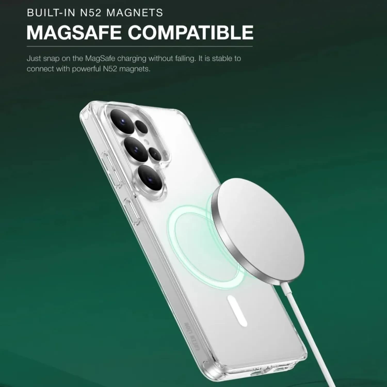 Green Lion Clear Case S26 - Antimicrobial, Drop & Scratch Protection 3