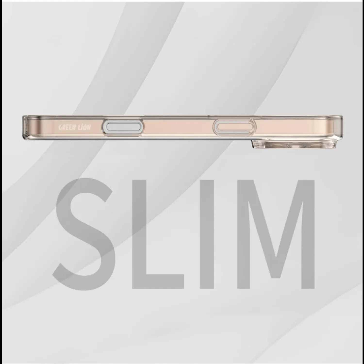 Green Lion iPhone 16 Pro Case - Magnetic Ring, Shockproof, Desert Titanium 2