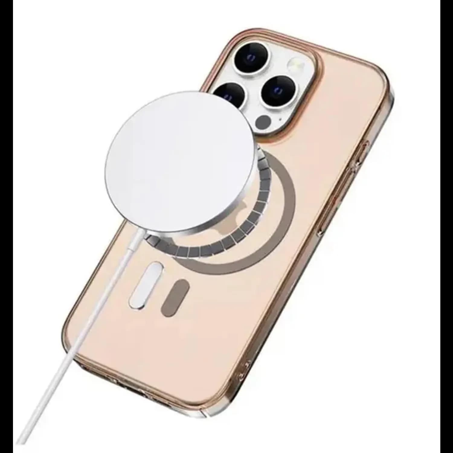 Green Lion iPhone 16 Pro Case - Magnetic Ring, Shockproof, Desert Titanium 5