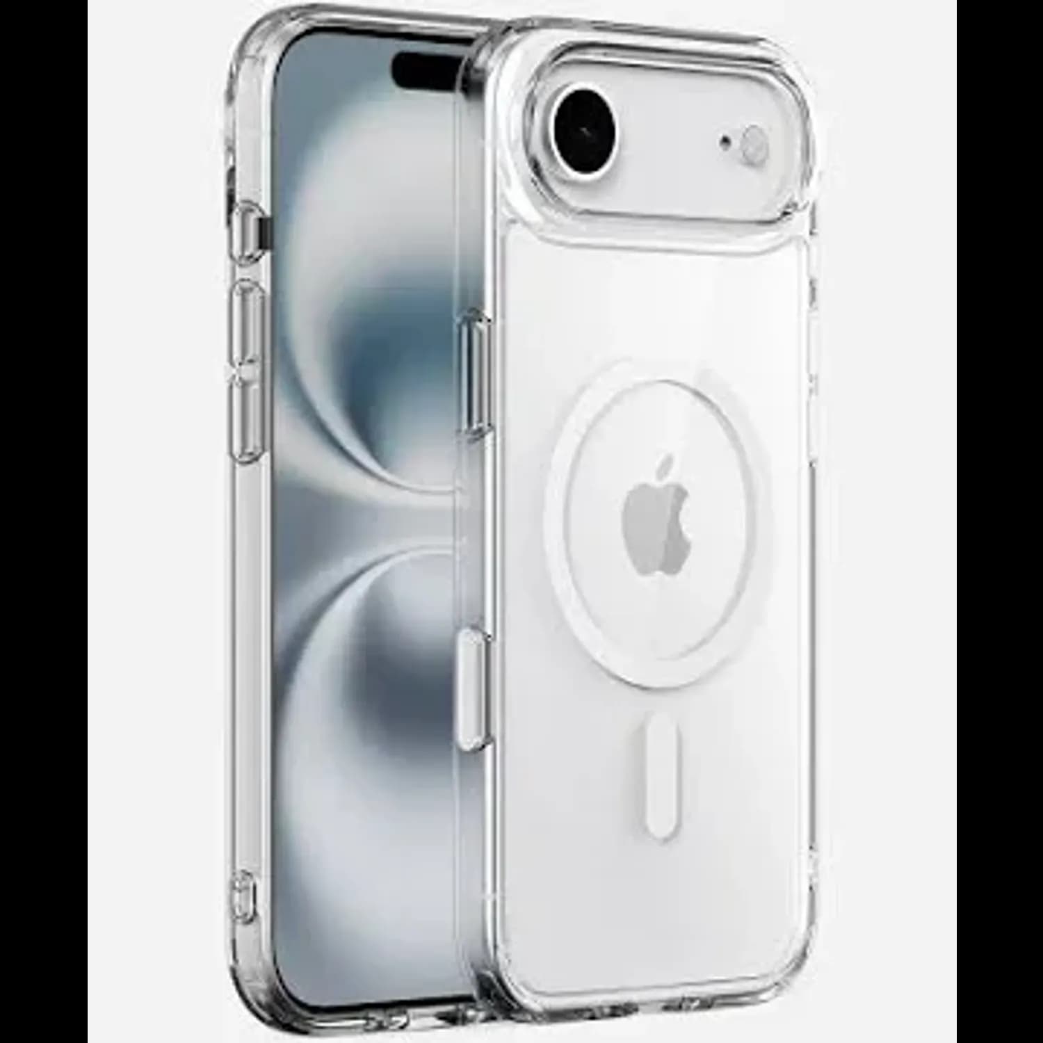 Green Lion iPhone 17 Air Case - Magnetic Ring, Camera Protection, Clear Green Lion iPhone 17 Air Case - Magnetic Ring, Camera Protection, Clear