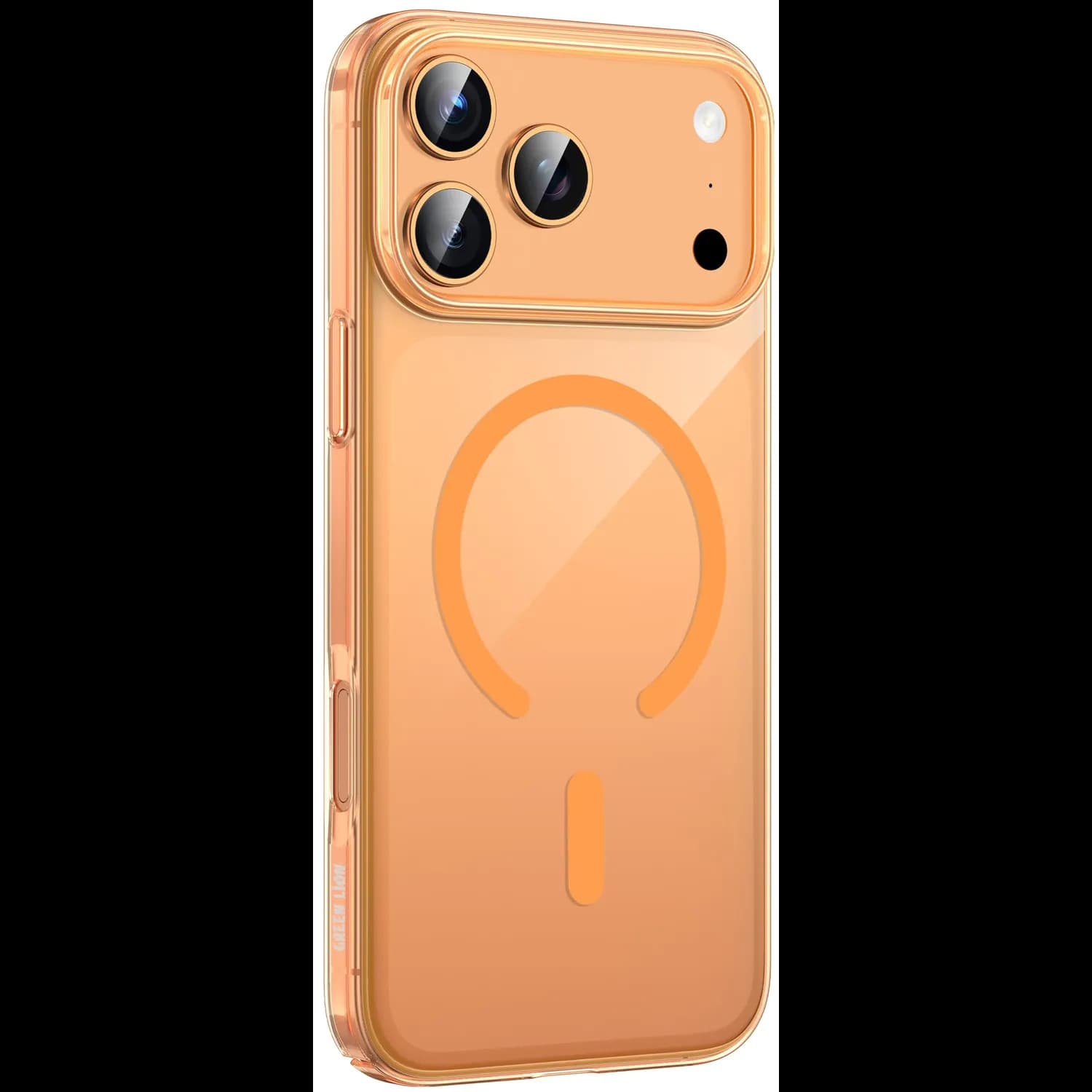 Green Lion iPhone 17 Pro Max Case - Magnetic Ring, Orange Titanium 1