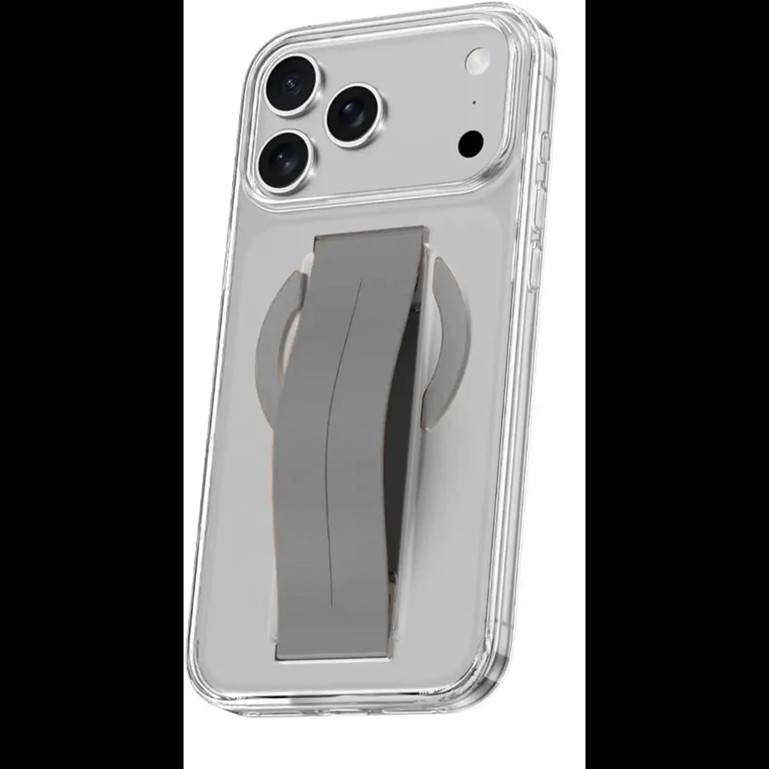 Green Lion iPhone 17 Pro Max Case - MagSafe Compatible, Silver Titanium — Black 2