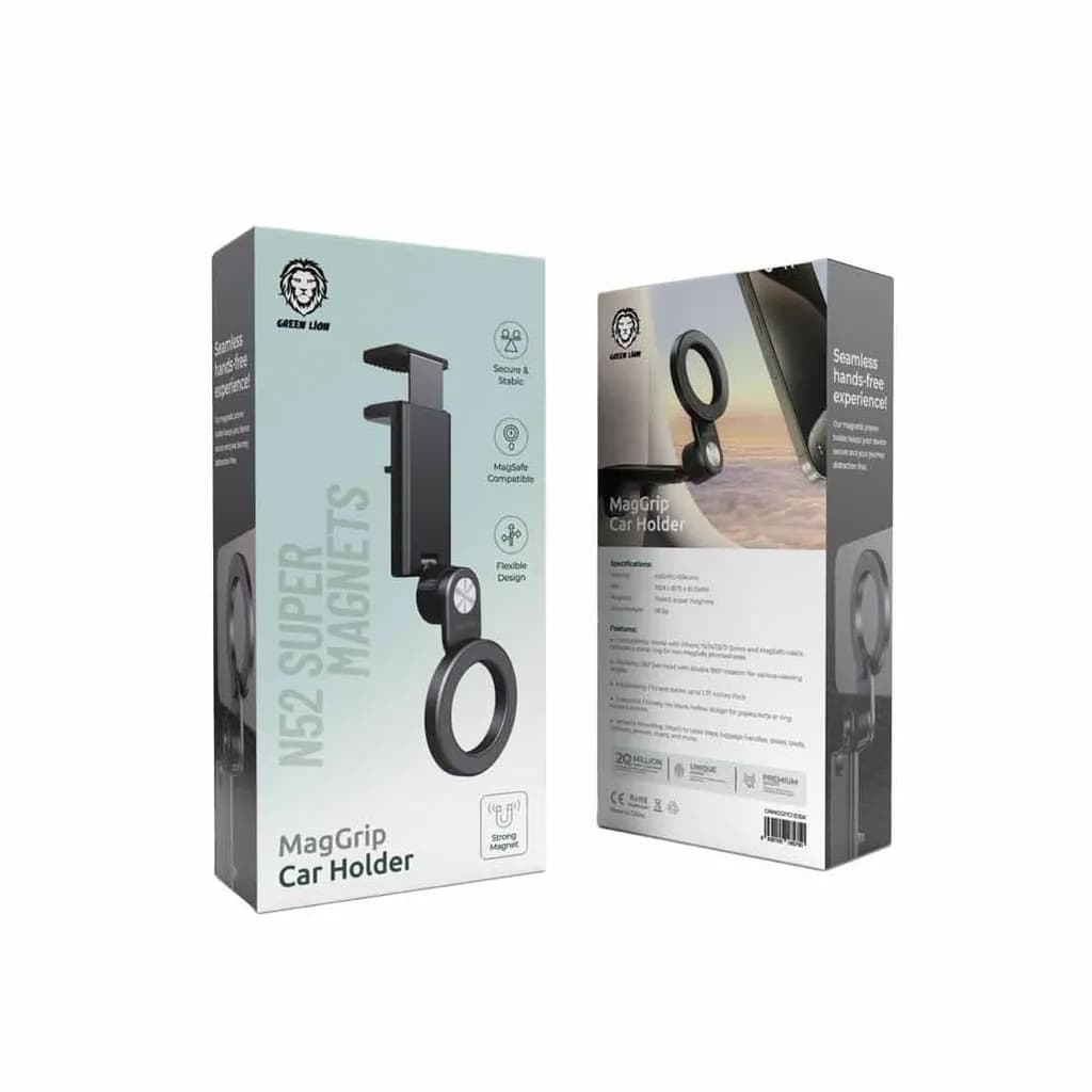 Green Lion MagGrip Car Holder - Black 3