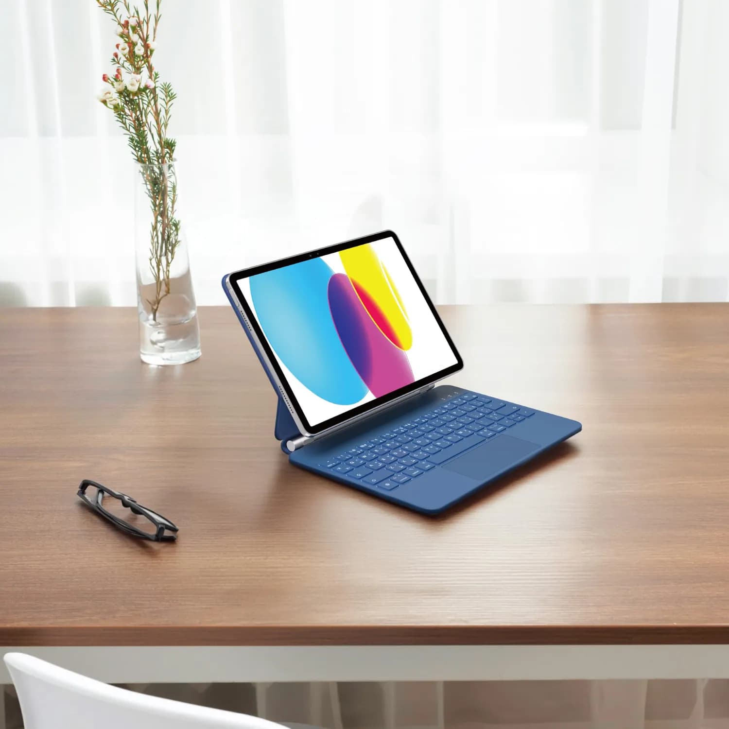 Green Lion Magic Keyboard for iPad 10th/11th Gen - Backlit, Blue 2