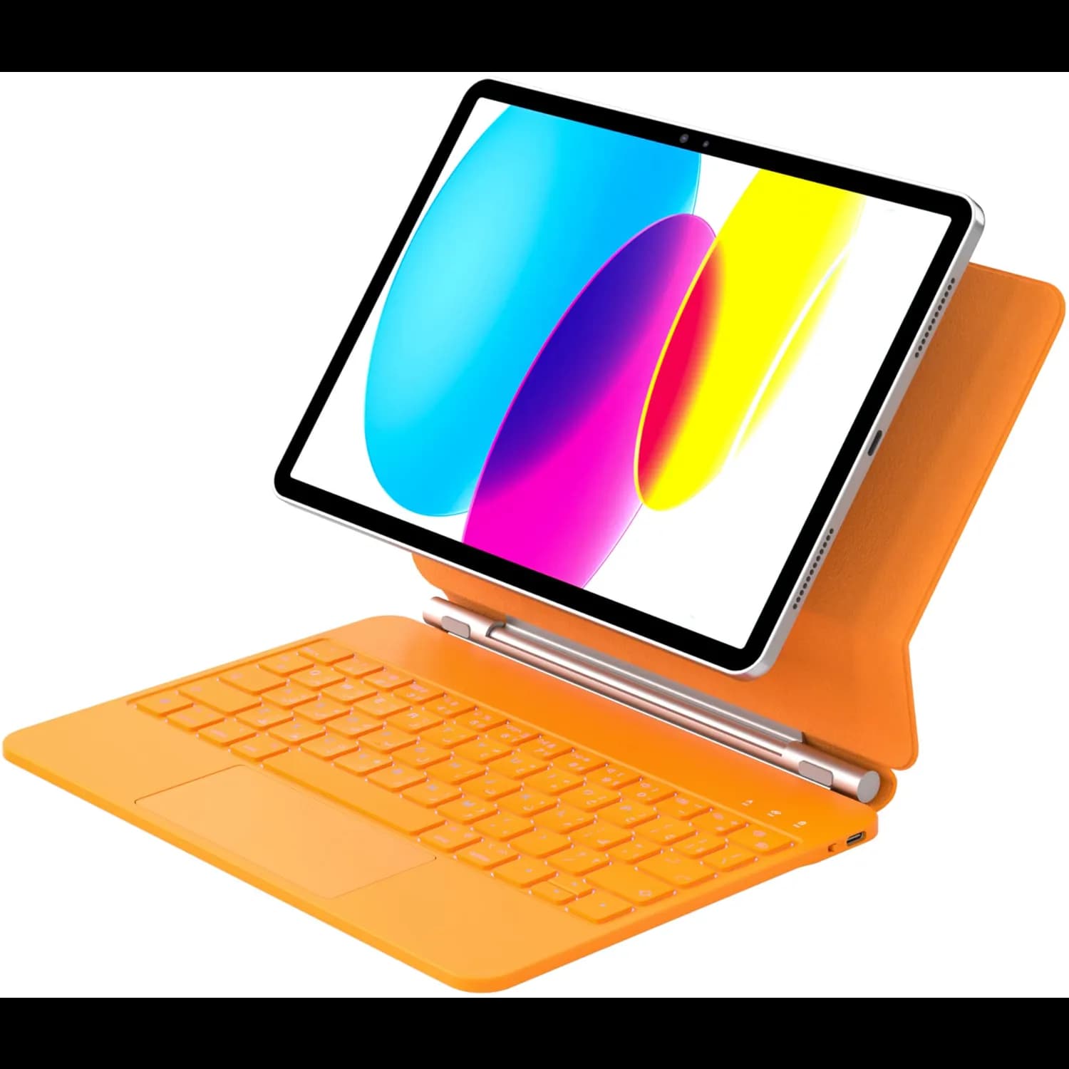 Green Lion Wireless Magic Keyboard Case - Bluetooth, 360° Rotation, Orange 1 Green Lion Wireless Magic Keyboard Case - Bluetooth, 360° Rotation, Orange 1