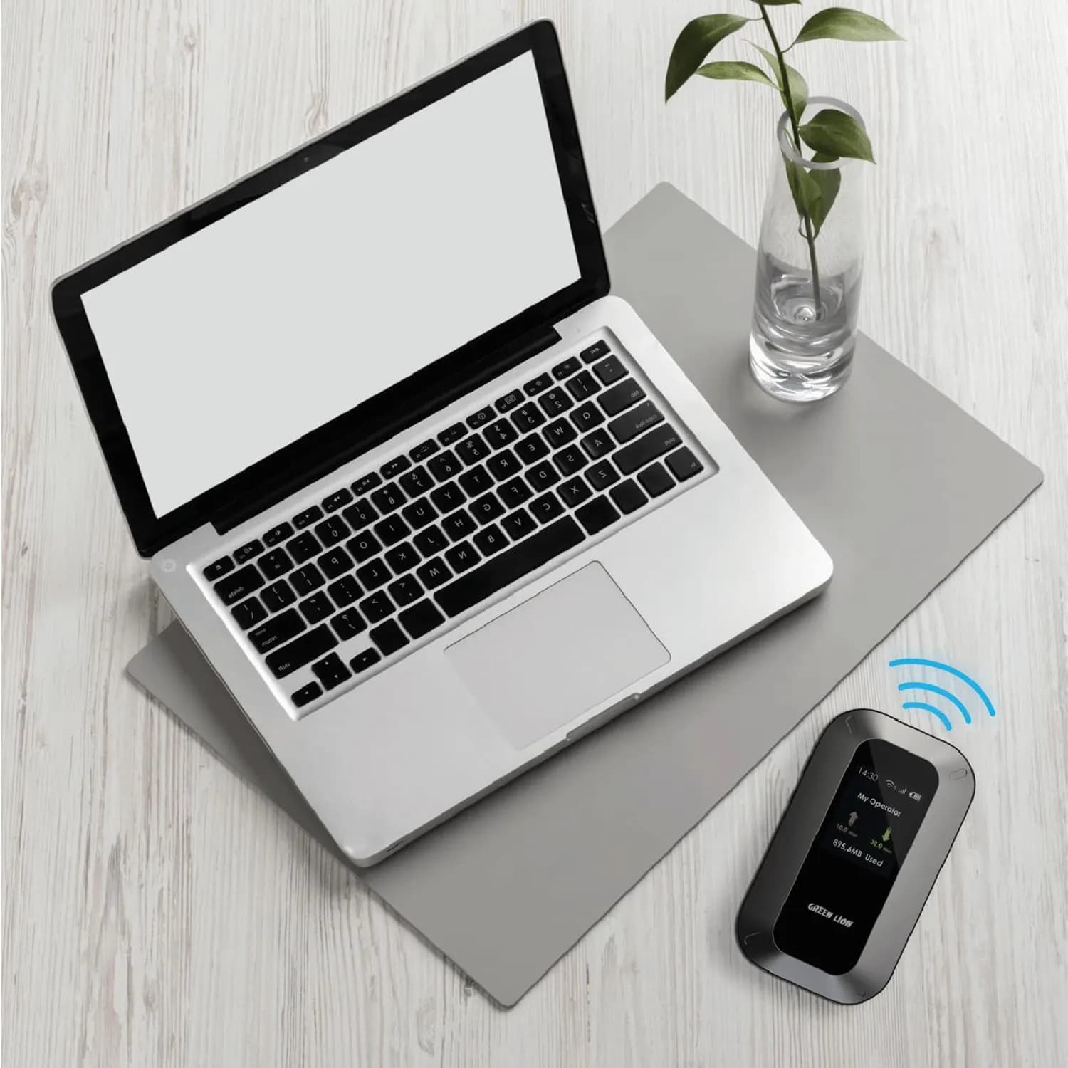 Green Lion Portable Mifi Router - 12H Battery, Dual-Band, Black 3