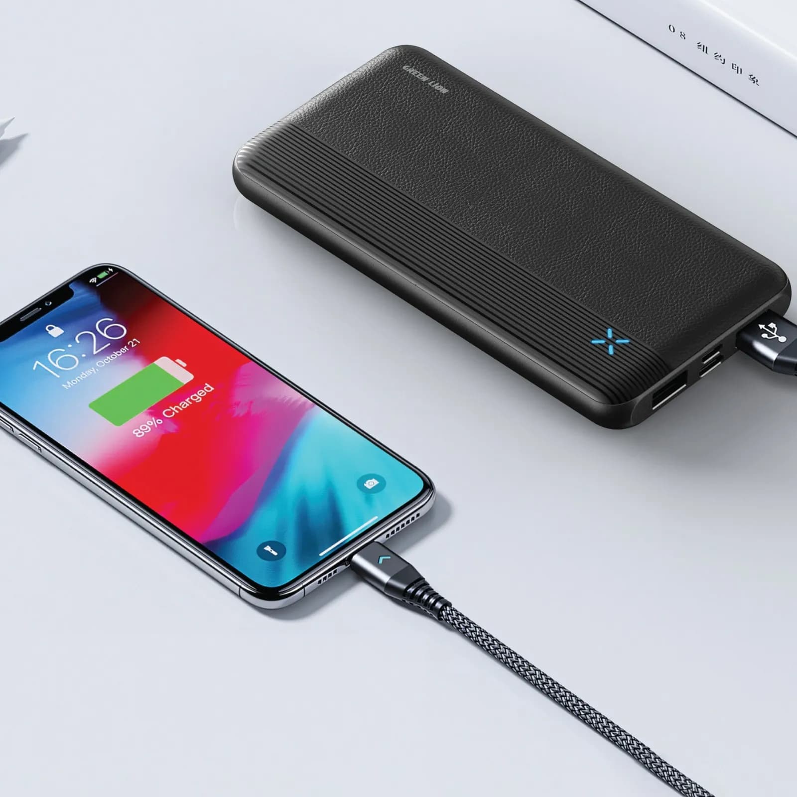 GREEN LION Power Bank Milos GNMIL10KPBBK - 10000mAh 20W PD, Black 3